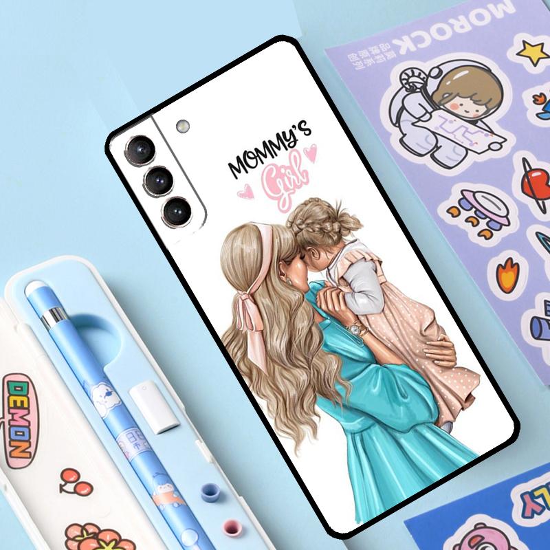 Fashion Super Mom Case For Samsung Galaxy S23 S22 S21 Ultra S20 FE S9 S10 Note 10 Plus Note 20 Ultra Full Cover