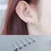 Titanium Steel Stud Earrings, Mini Ear Support Bar, Simple and Compact Ear Hook Earrings, Ear Ring Jewelry