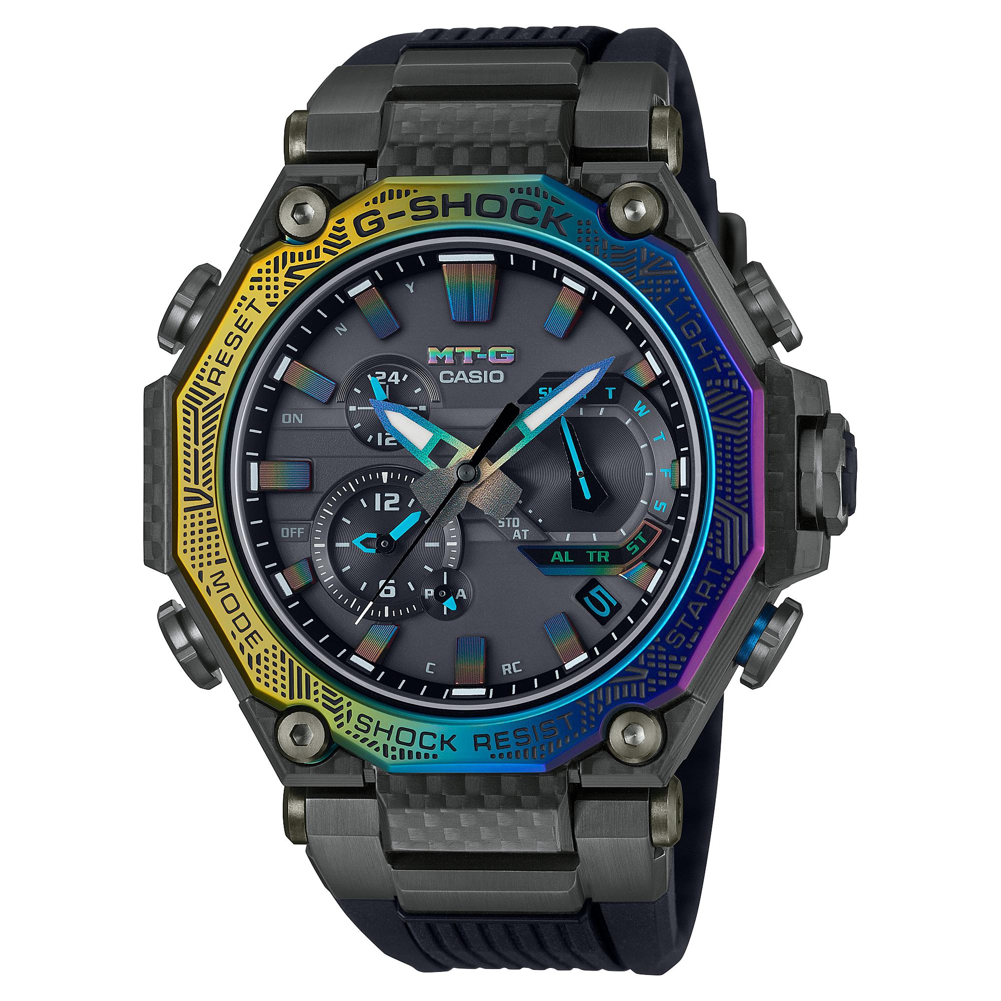 

Casio G-SHOCK Men s Stainless Steel 200M Water Resistant Quartz Watch MTG-B2000YR-1A чёрный
