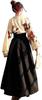 Taisho Roman Japanese Japanese Ethnic Large Camellia Pattern [Lady Lazy] Hakama, Clothing, Kimono, Hanfu, Clothes, Cosplay, Costume, Women's, Size,