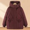 Plus Size 4XL-8XL Middle Age Women Winter Coats Hooded Elegant Thick Warm Oversize Parkas Female Jackets