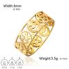 Lemegeton Pentagram Smile Symbol Rings Stainless Steel Fashion Geometric Rings for Women Men Good Lucky Jewelry Gift Wholesale