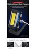Portable COB Magnetic Work Light Rechargeable LED Flashlight Super Bright Camping Waterproof Car Repair Lamp with Brackets
