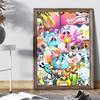 Niesamowity Zabawny W-świat Gumballa Plakat Plakaty Anime Samoprzylepne Wysokiej Jakości Sztuka Ścienna Plakaty Retro do Domu Kawaii Wystrój Pokoju