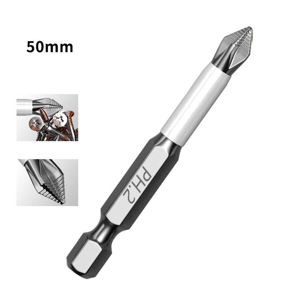 Alloy Steel Screwdriver Bits Light Weight Non-Slip Cross