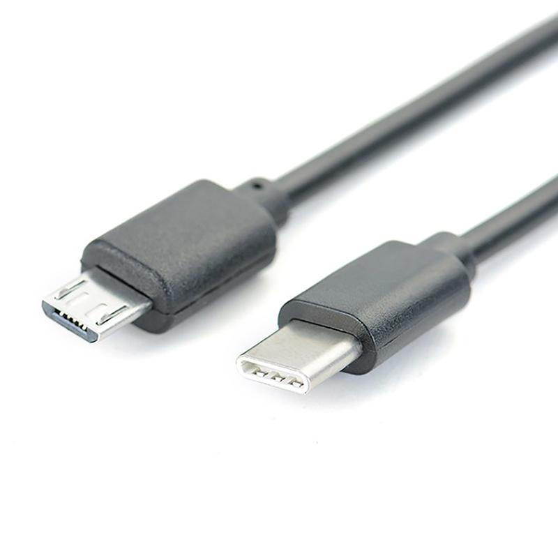 Type C Usb-C To Micro Usb Cable Micro B Usb Type C Cord Male To Male Data Cable