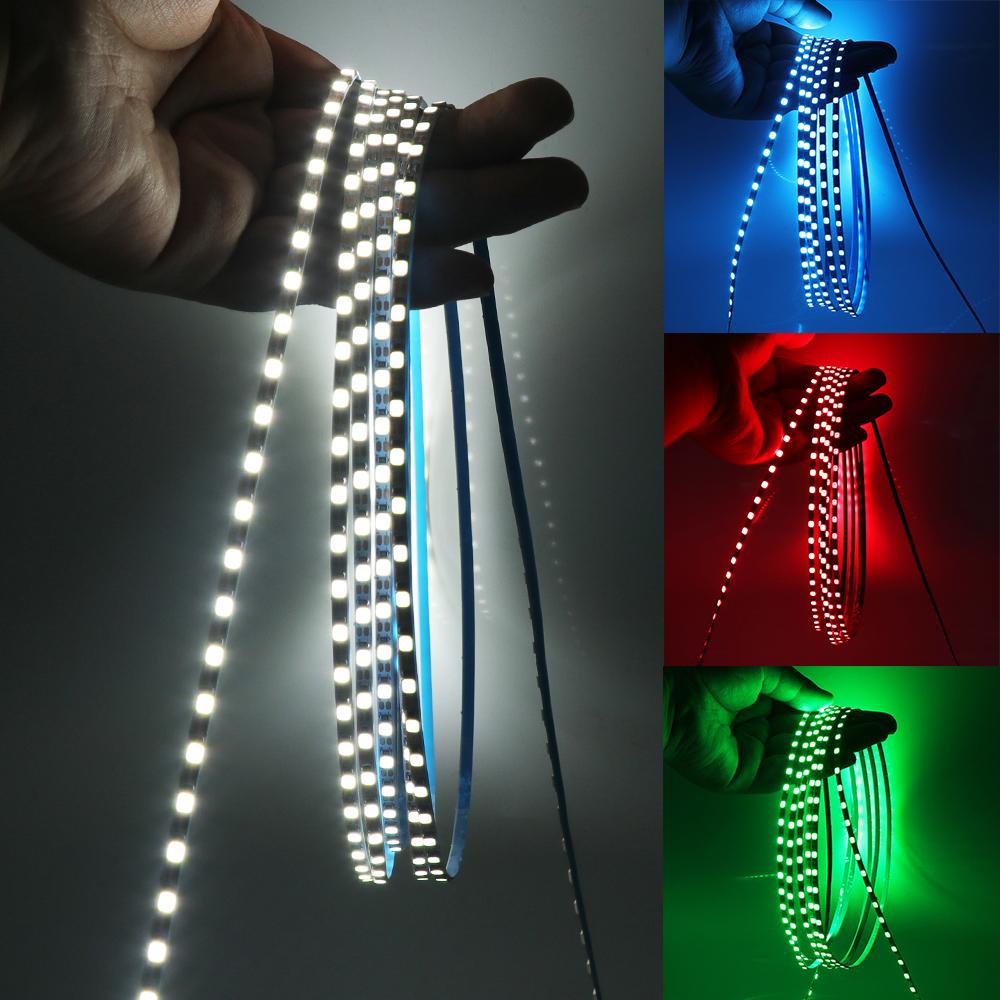 3mm Width LED Strip Light DC 5V Flexible LED Tape 2835 120leds/m LED Ribbon with Adhesive Backlight Advertising Lighting
