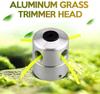 Aluminum Grass Trimmer Head With 4 Lines Brush Cutter Head Lawn Mower Accessories Cutting Line Head for Strimmer Replacement