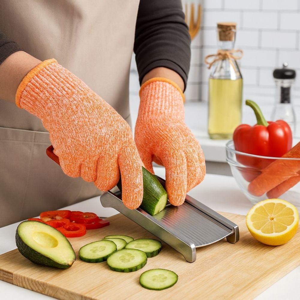 5 Level Anti-cut Gloves Wear-Resistant Protective Gloves Safety Work Gloves Food Processing