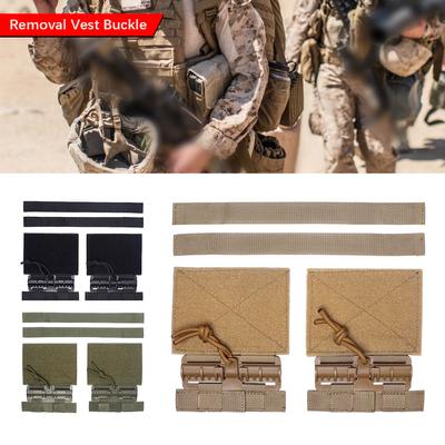 Tactical Vest Accessories Quick Removal Vest Buckle Set Durable Quick Release System Kit for JPC CPC NCP XPC 6094 420