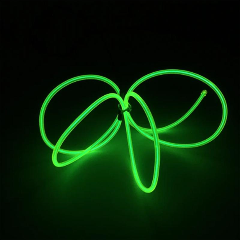 DIY LED Streichholz Streifenlichter Nachtshow Rüstungslicht Bühnenperformance LED Leuchtender Strichmännchen Kostüm EL Draht Kleidung Herren