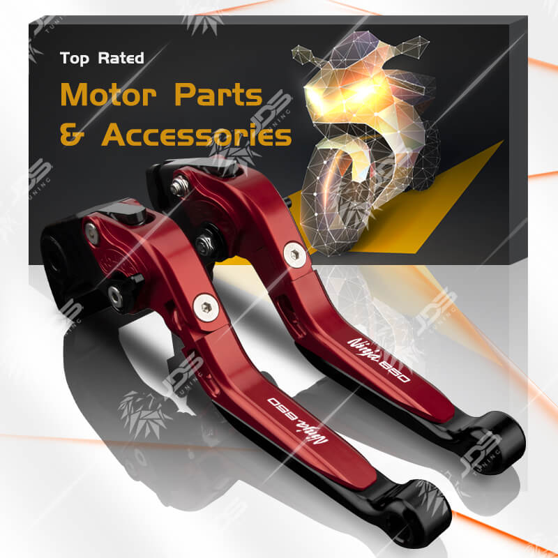 For Kawasaki Ninja 650 Ninja650R ER-6F 2017-Present Clutch Lever Brake Lever Set Folding Handle Levers Motorcycle