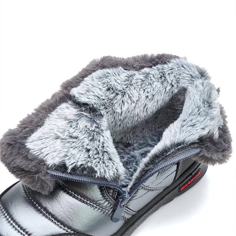 Chaussures pour femmes Nouvelles chaussures montantes en coton Mode Protection contre le froid Chaleur Ajout de polaire Bottes de neige pour femmes Bottes en coton d'hiver