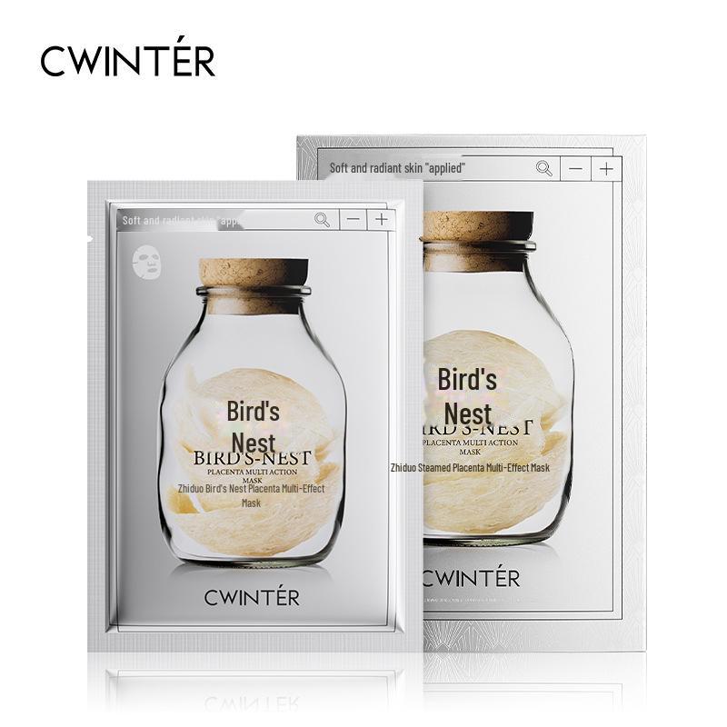Многоэффектная увлажняющая маска для лица Zhiduo с птичьим гнездом и плацентой 25ml