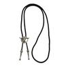 Western Bull Skull Pendant Tie Formal Event Bolo Tie Music Festival Bolotie Rodeos Costume Neckwear for Special Occasion