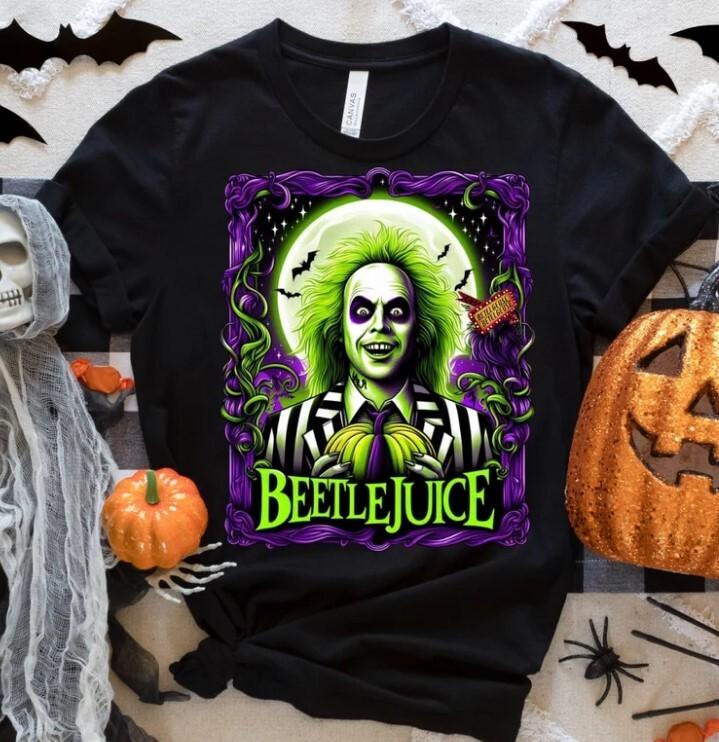 dult Halloween Shirt Horror Shirts Adults Horror Halloween Shirt Beetlejuice Unisex T-Shirt XXXL