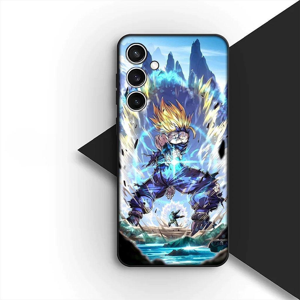 Cover for Samsung Galaxy S22 S21 S20 FE Ultra Plus A07 A17 A15 A16 A25 A57 A37 Case Dragons Gokus Balls DragonBalls Vegeta Z