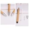 10Pcs Bamboo Ballpoint Pen Stylus Contact Pen Office & School Supplies Pens & Writing Supplies Gifts-Black Ink