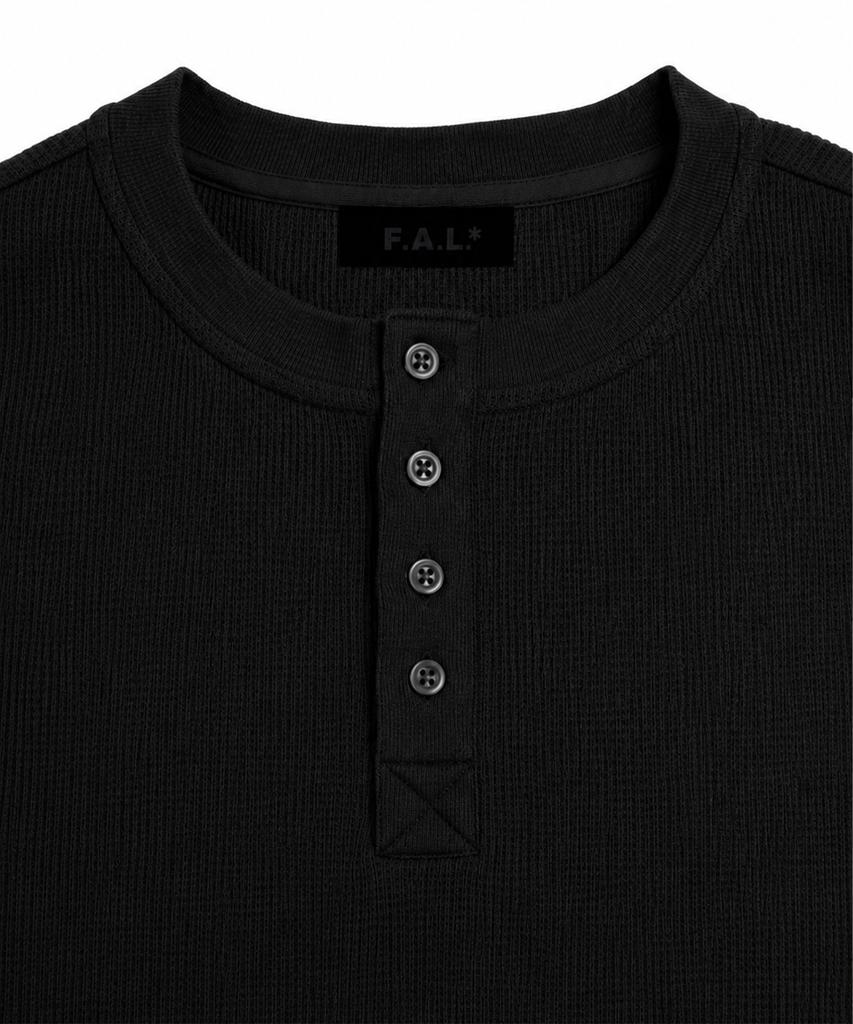 Peulonteuakaibeulaeb [2Pack] Waffle Cotton Henley Neck Short Sleeve T-Shirt [2Color]