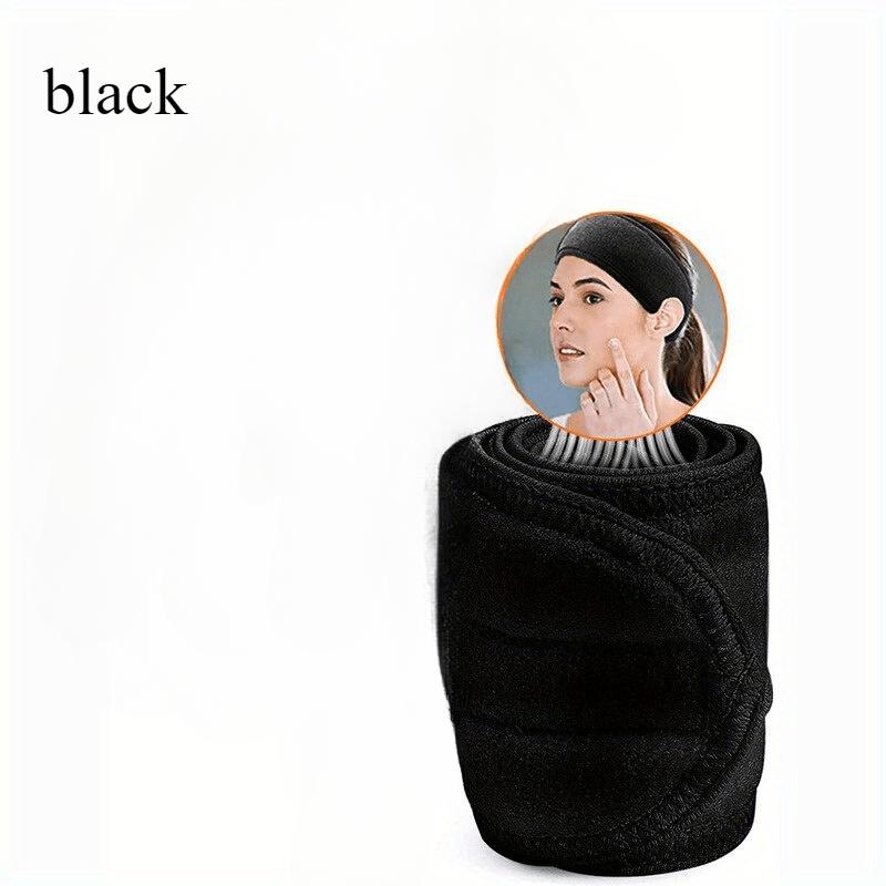1pc Facial Spa Headband Makeup Shower Bath Wrap Sport Hairband Terry Cloth Adjustable Stretch Towel Head Wrap