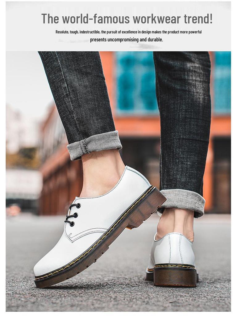 1461 Nadměrná velikost Unisex Kožené ležérní boty