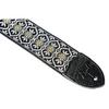 Fender Fender Fender Strap 2" Nylon Jacquard Silver/Gold Batam