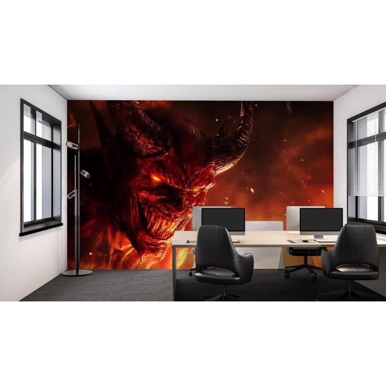 demon tapestry 75x100 чёрный