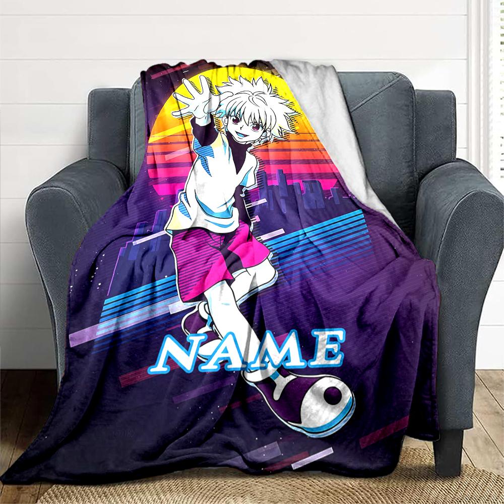 Custom 1pc Name's Adventure Blanket, Soft And Comfortable Blanket, Casual Warm, Camping Travel Blanket, Birthday Gift Q912129