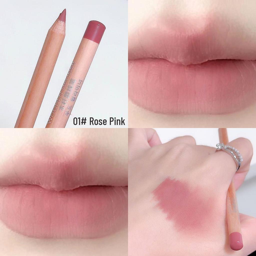 Sweet Mint Lip Liner Pencil - Matte, Waterproof, Natural Nude for Plump Lips