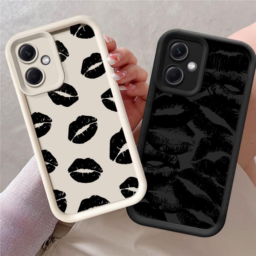 Phone Cover Case for Xiaomi Poco F8 X3 Pro X3 NFC C61 C50 C51 Lips Kiss Print