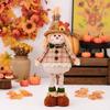 Stretchable Harvest Adorable Season Scarecrow Plush Doll For Decor Festive