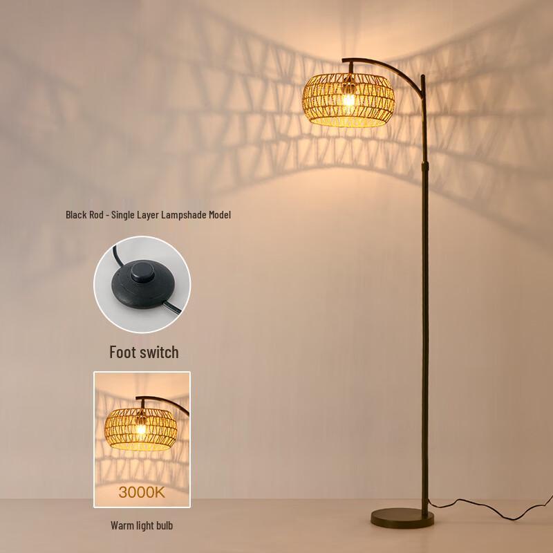 Nordic Style Dimmable Floor Lamp with Marble Base