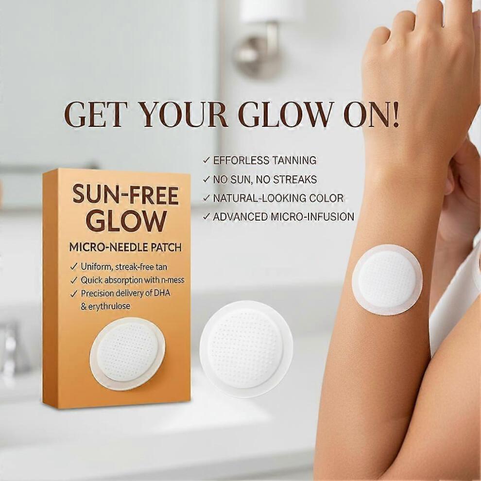 Sun-Free Glow Micro-Needle Tanning Patches-7Pcs/Box