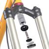 For Apple AirTag Bike Mount Bicycle Front Fork Down Tube Bracket Anti-theft Airtag Tracker Holder Case Bike Headset Cap Cover