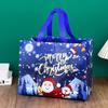 1pc Merry Christmas Gifts Bags Santa Elk Non-woven Candy Gift Packaging Tote Bag Xmas New Year Party Decor Noel Shopping Pouch