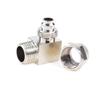 Nickel-Plated Brass Pneumatic Elbow Quick Fitting, Right Angle, Male Thread, PL4-M5 6-01, 8-02, 10-03/PL12-04
