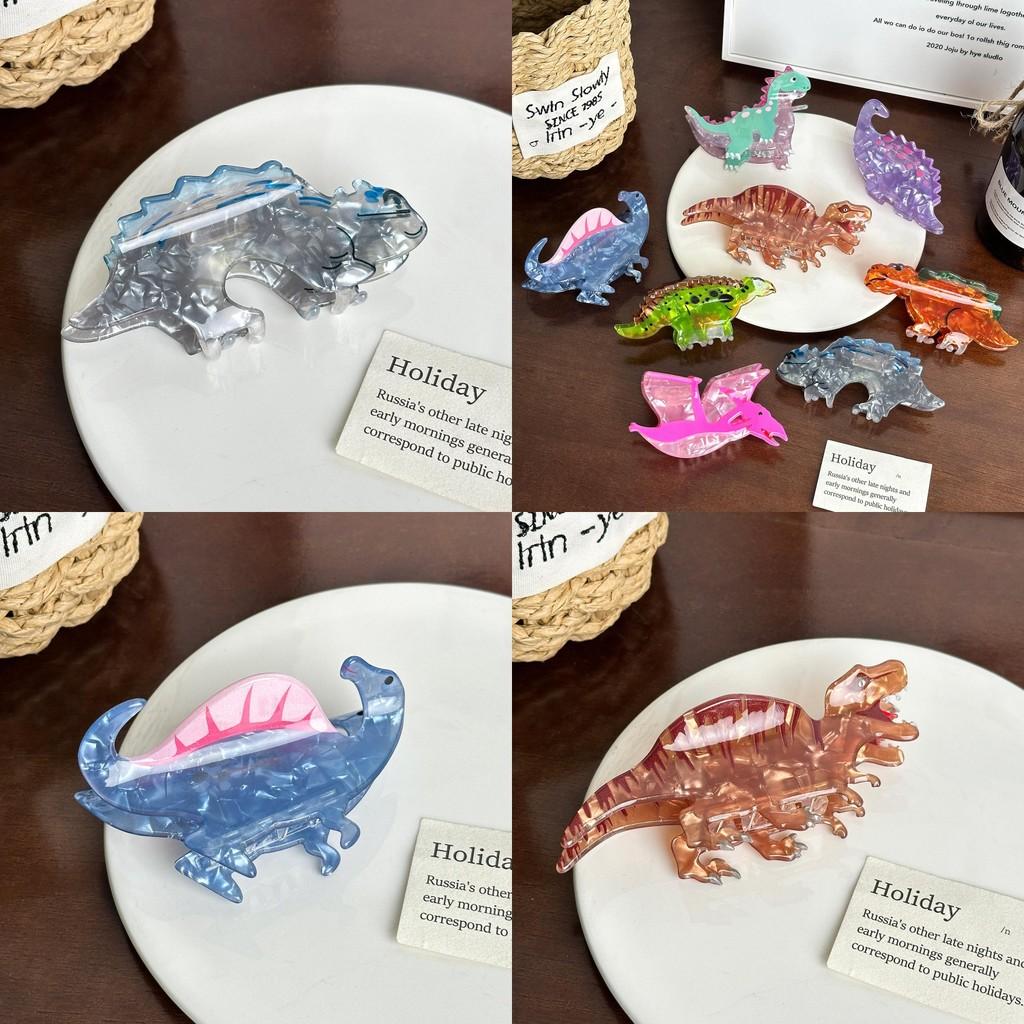 High-quality Acrylic Hair Claw Clip With Fun Dinosaur Theme Perfect For Winter Fashion