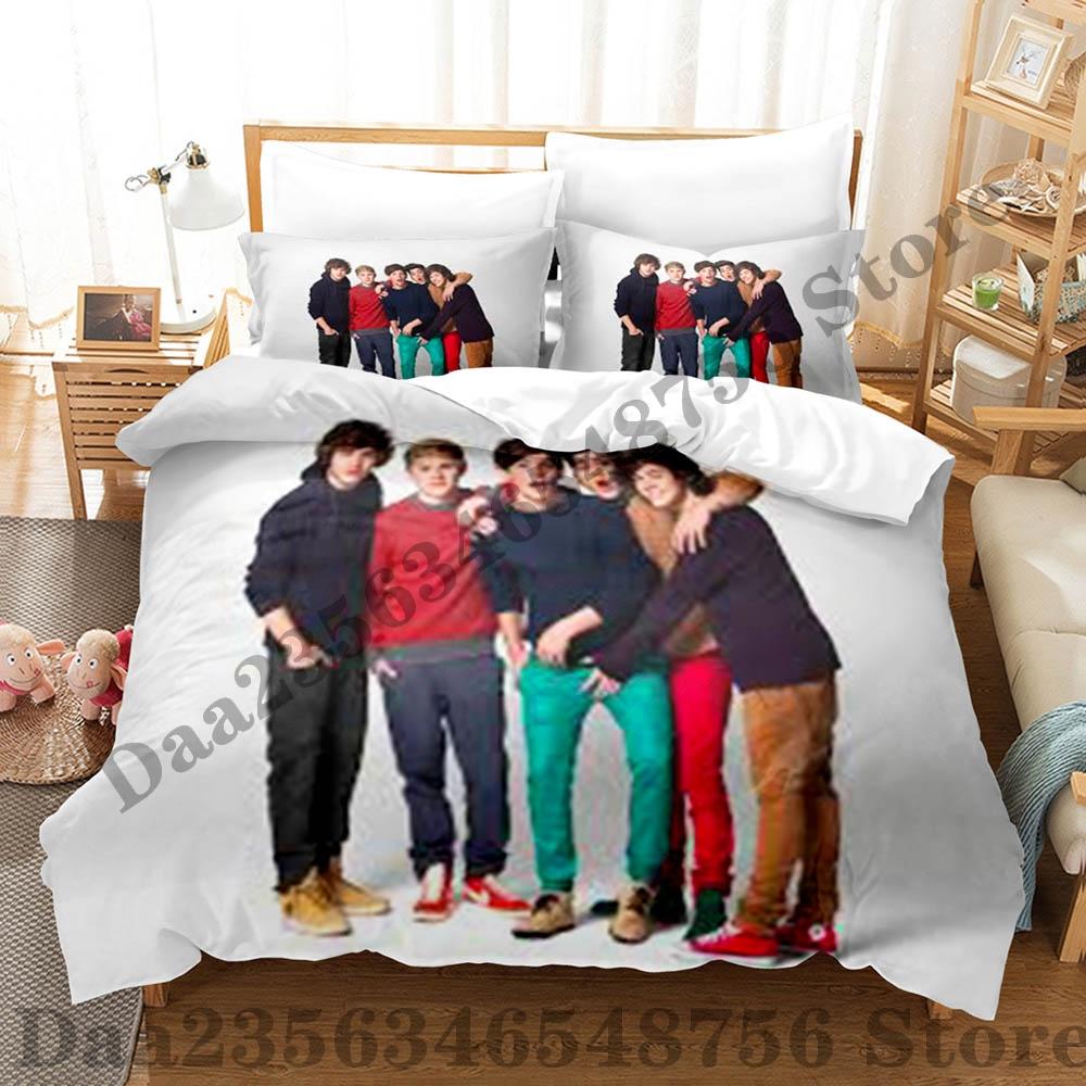 Direction One Bedding Set Single Twin Full Queen King Size Bed Set Adult Kid Bedroom Duvetcover Sets Print Anime Bed Sheet Set