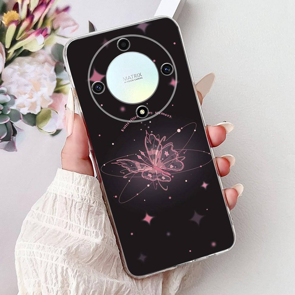 For Honor X9a 5G Case RMO-NX1 Beautiful Butterfly Soft Silicone Phone Cases For Honor X 9a X9a 2022 Back Cover Bumper 6.67"