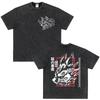 Japanese Anime Chainsaw Man Kobeni Metal Denji Tshirt Vintage Washed Manga Graphic T Shirts Unisex Couples Short Sleeve T Shirt