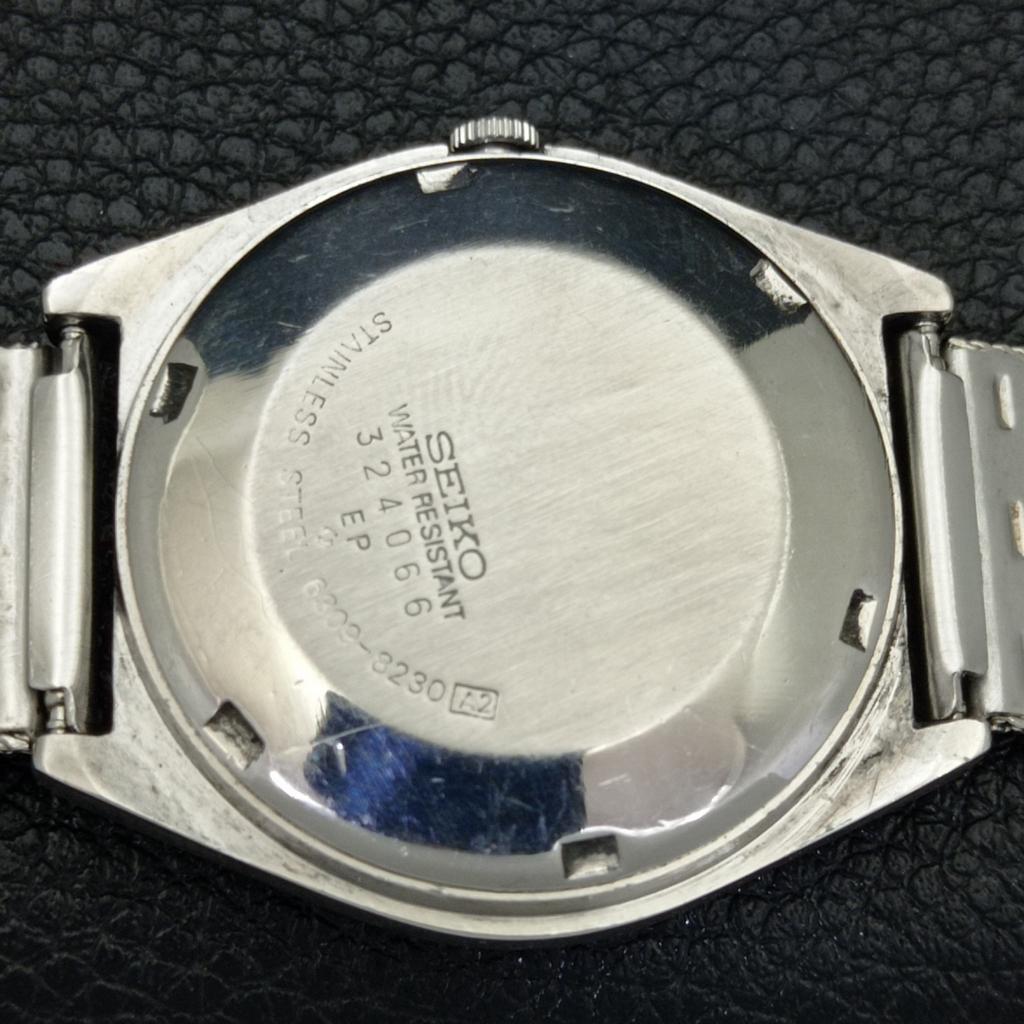 VINTAGE SEIKO 5 AUTOMATIC 6309A JAPAN MENS BLACK COLOR DIAL WATCH a701651-5 R206c-a701651