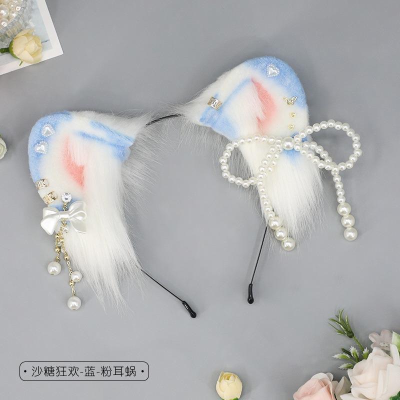 Kitten hair accessories cat ears headgear lolita girl cat ear headband comics cos simulation animal ear headband