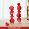 2026 New Year Red Fu Lanterns & Festive Spring Festival Wall Decor