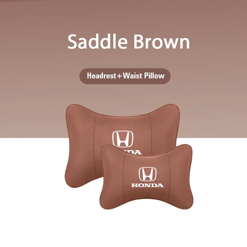 TQDX8 Car Headrest/Lumbar Support Car Neck Pillow Waist Cushion For Honda civic accord fit jazz pilot CRV odyssey passport city vezel