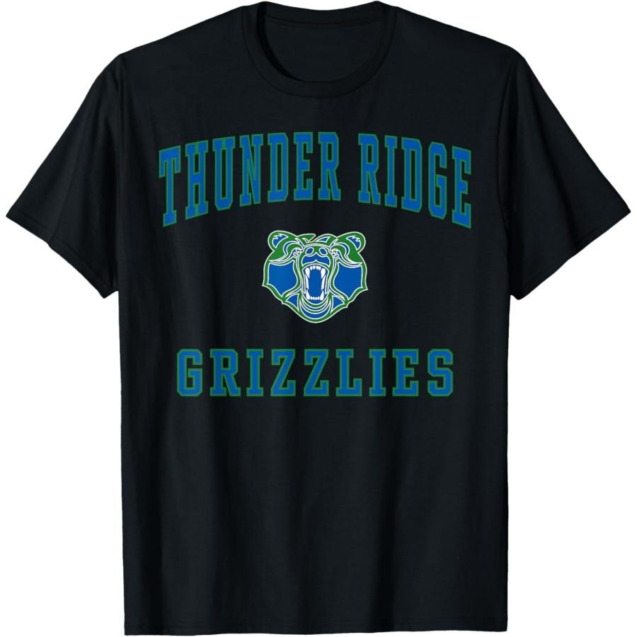 

Thunder Ridge High School Grizzlies T-Shirt C1 T-Shirt XXXXXL різнокольоровий