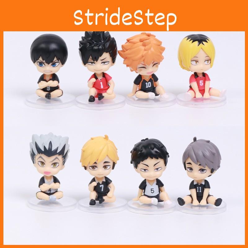 Adorable Sitting Volleyball Boy Figurines From Haikyuu Featuring Taketora Kageyama Collectible Models