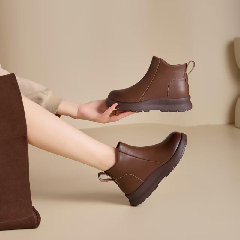 Thick-soled Shoes, Women's Boots, New Retro Boots, Versatile Ankle Boots