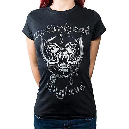 Band Monkey Motorhead Ladies Fashion T-Shirt England with Rhinestone Application 2XL