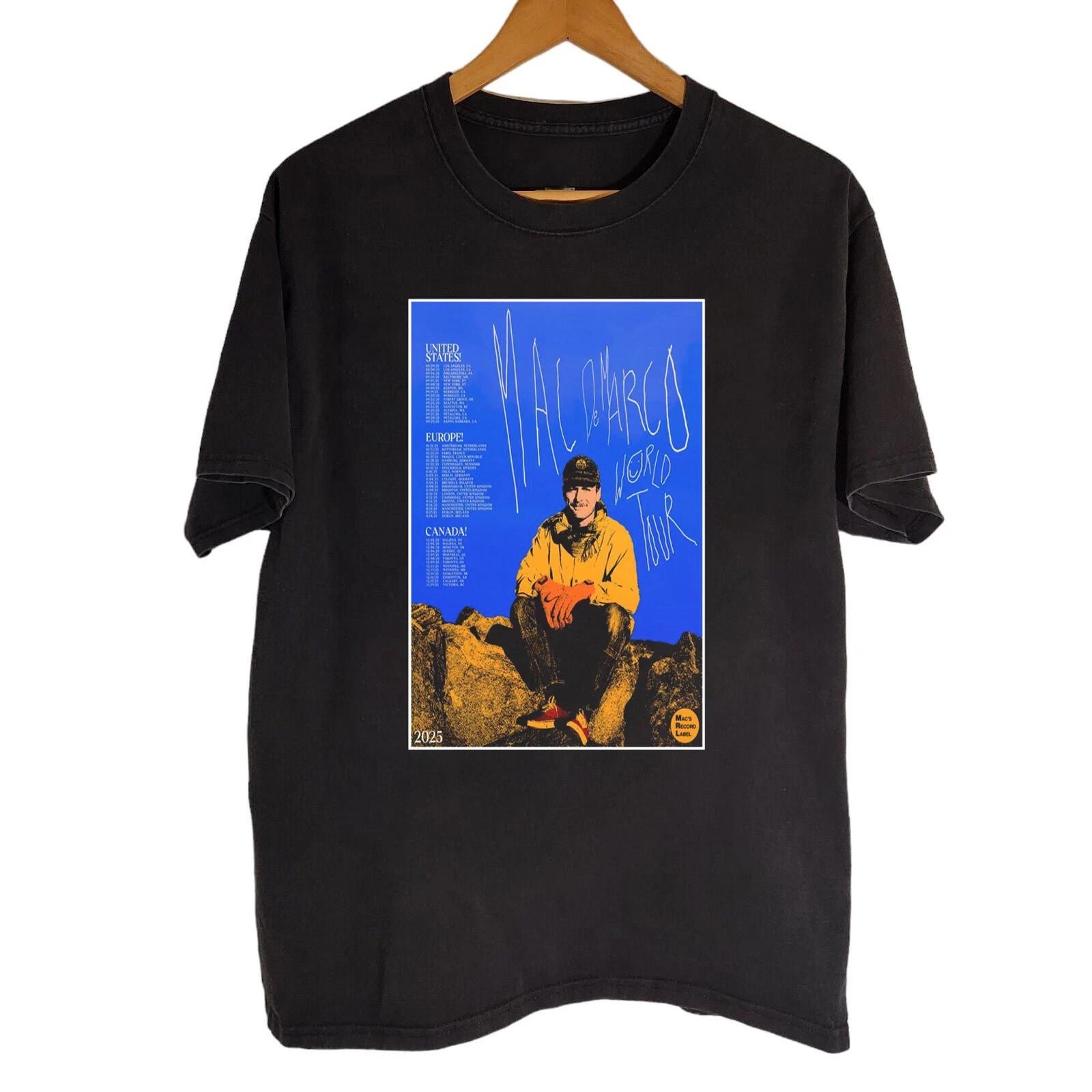 Mac DeMarco World Tour 2025 Black Unisex S-5XL Shirt AN56161 XXXXL