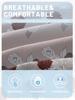 Simple Modern Rose Printed Fitted Sheet Plant Flower Design Matte Bed Cover Bedding Set Without Pillowcases